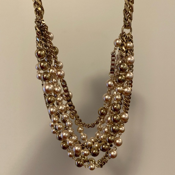 Stella & Dot ‘Lucia’ Layered Pearl Chain Necklace - Picture 5 of 6